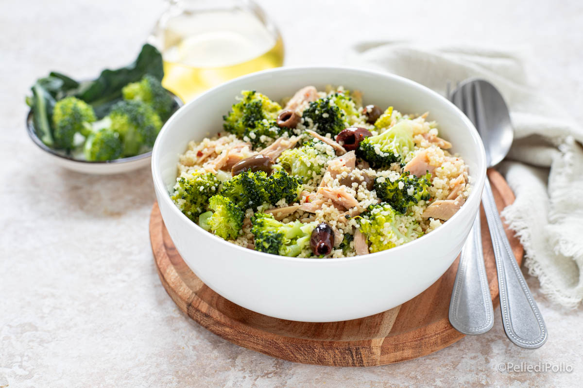 Cous cous con tonno e broccoli