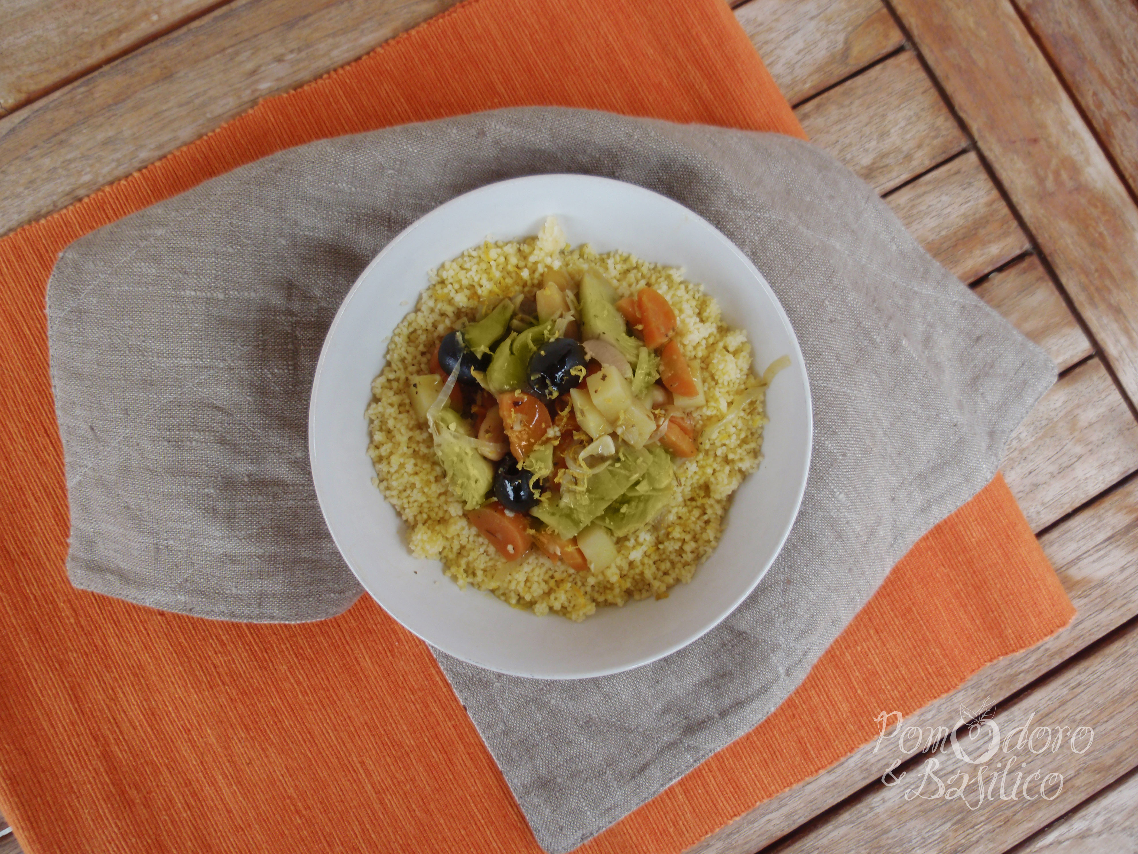 Cous cous con verdure agli agrumi