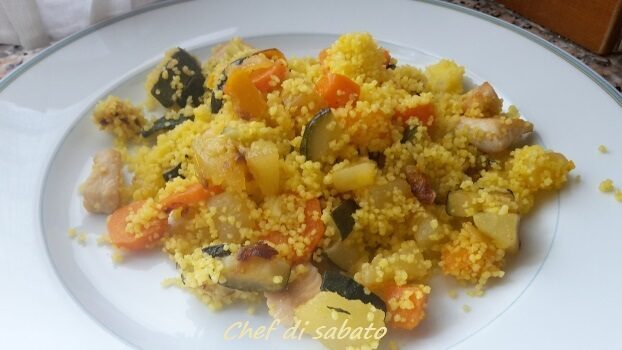 Cous cous con verdure e pollo