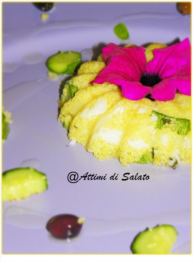 Cous cous con zucchine e baccala’