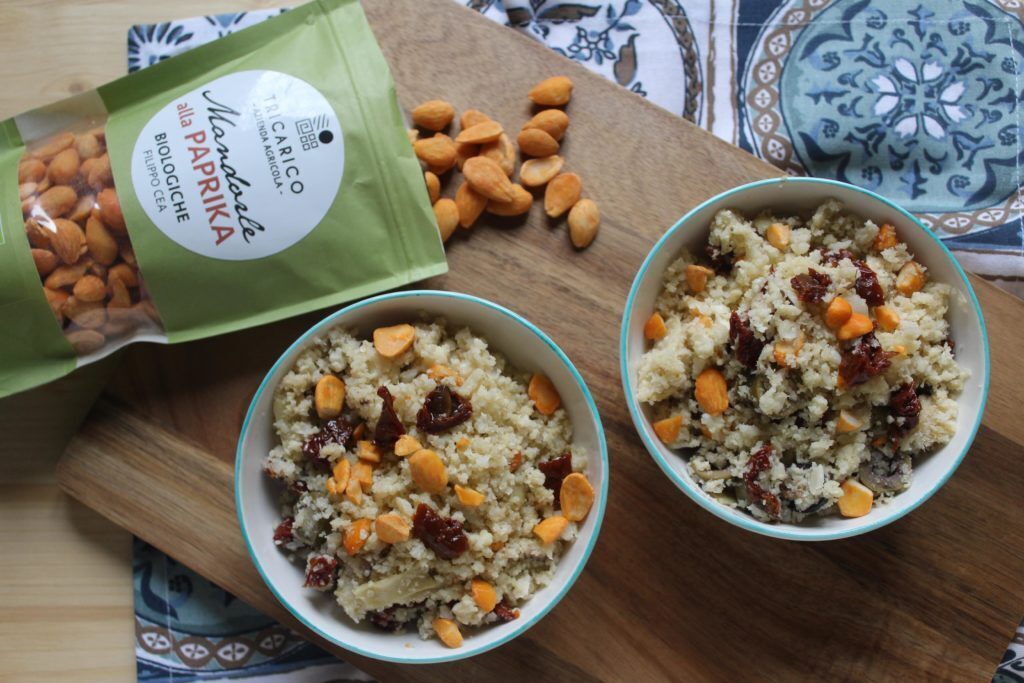 Cous cous di cavolfiore alla mediterranea