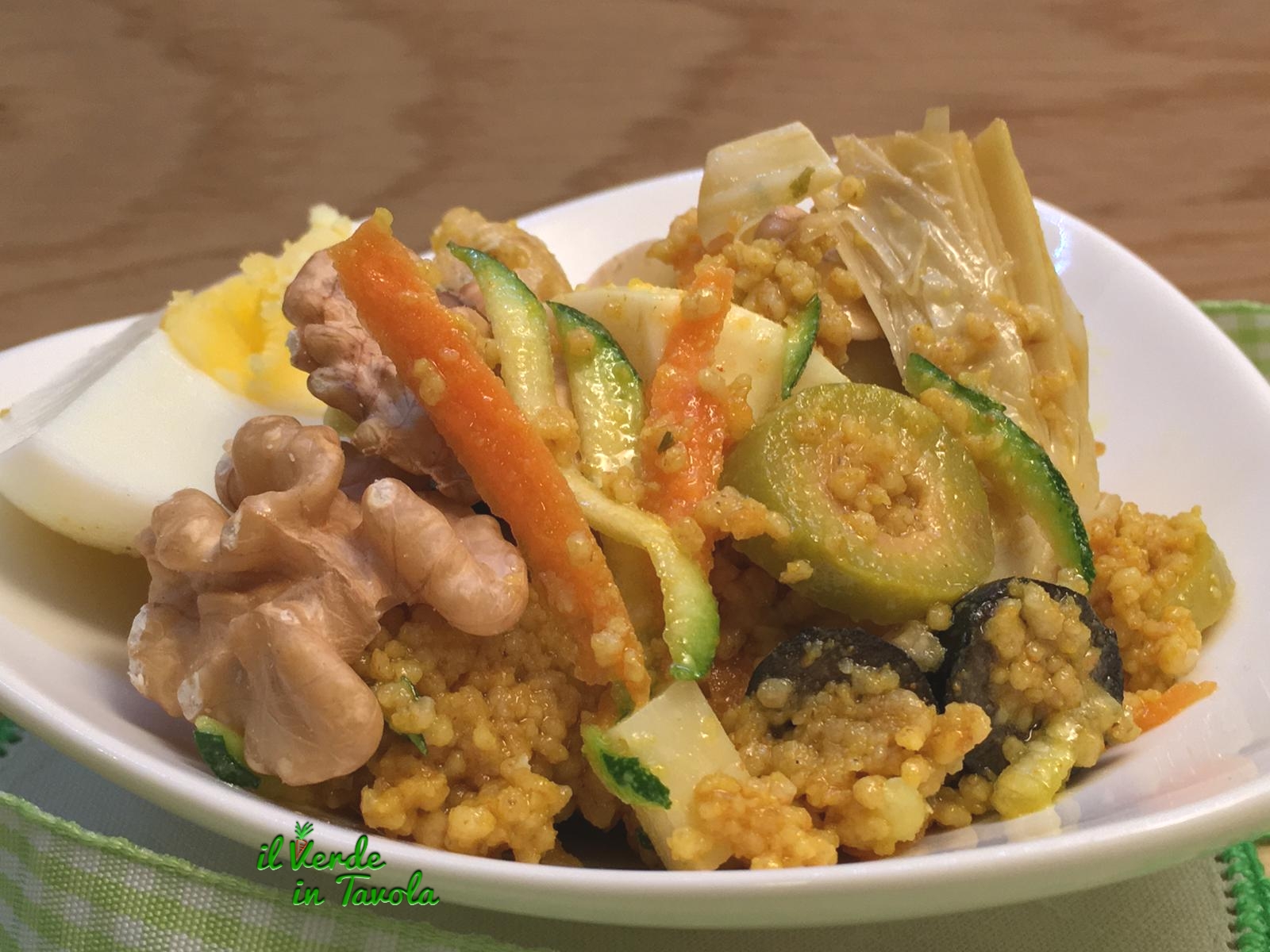 Cous cous di farro alle verdure