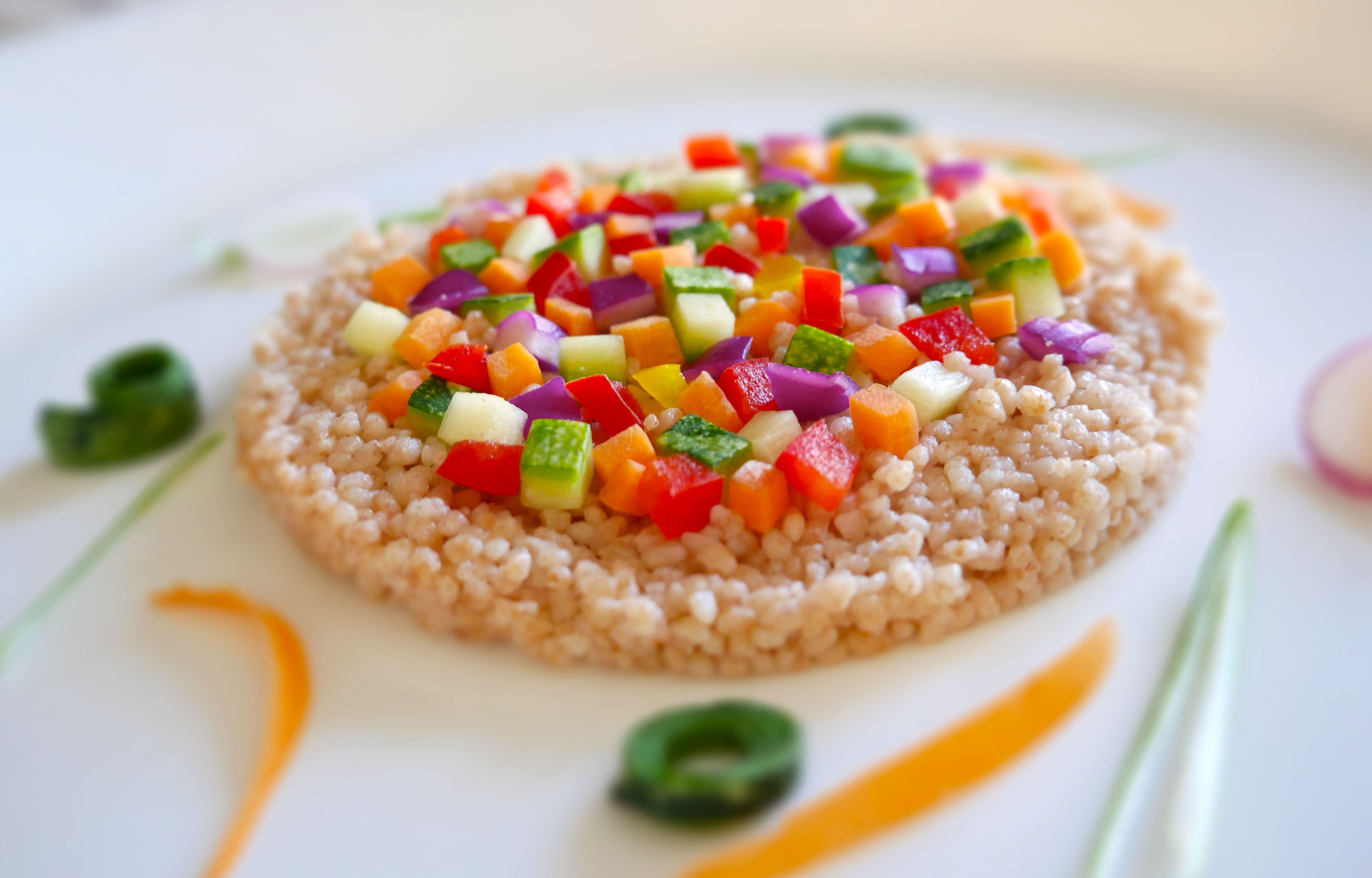 Cous cous di farro con verdurine colorate!!!