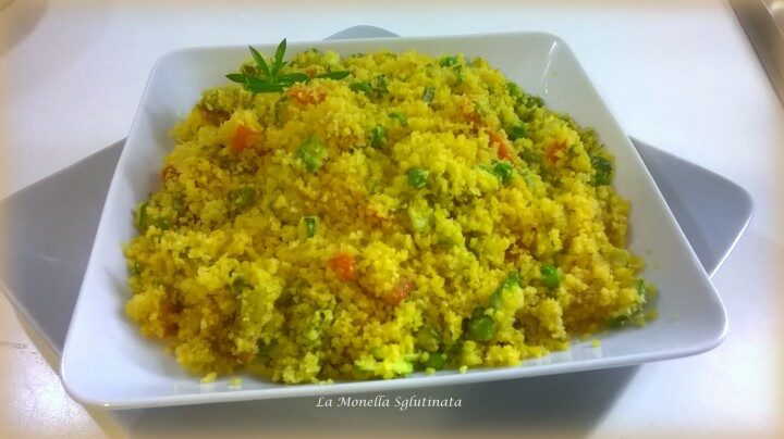 Cous cous di mais con verdure