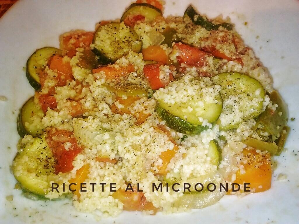 Cous cous di verdure al microonde