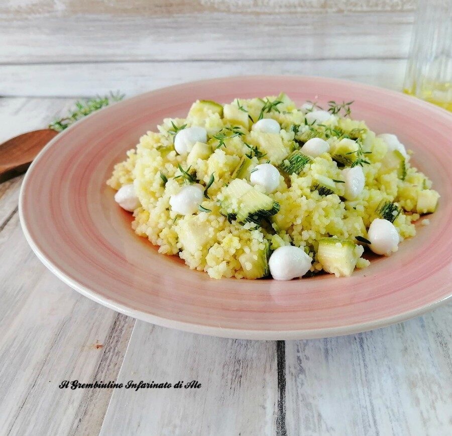 Cous cous integrale marinato al lime