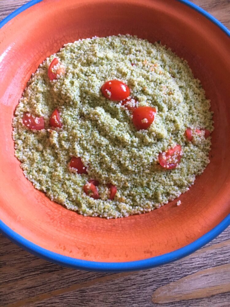Cous cous pesto e pomodorini