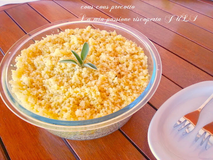 Cous cous precotto come si prepara, limone salvia menta origano