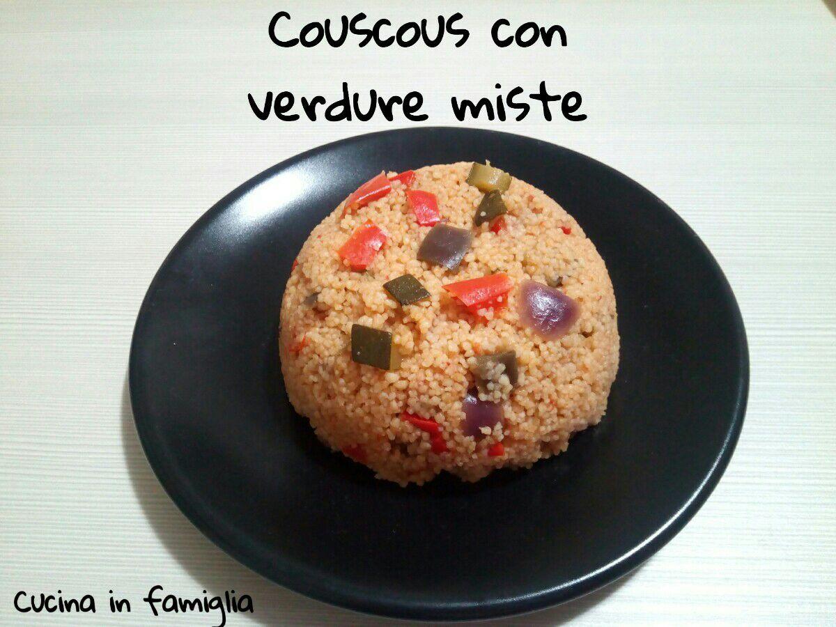 Couscous con verdure miste – ricetta leggera