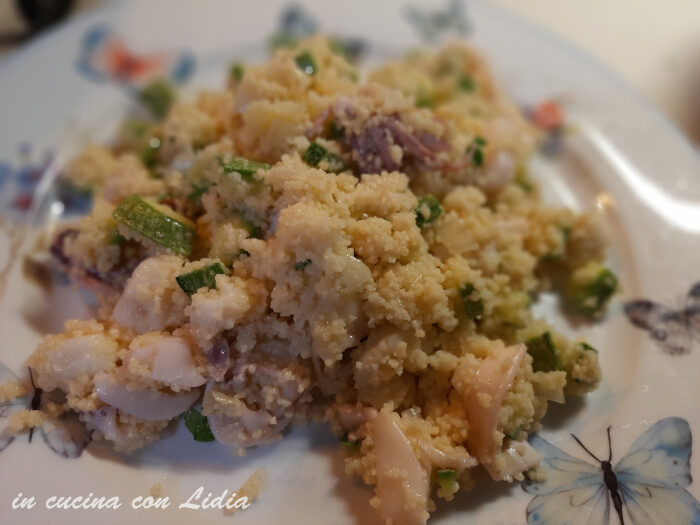 Couscous di pesce con verdure