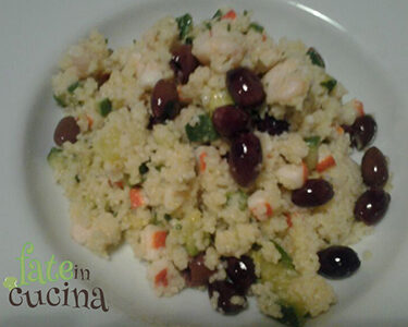 Couscous gamberetti e surimi