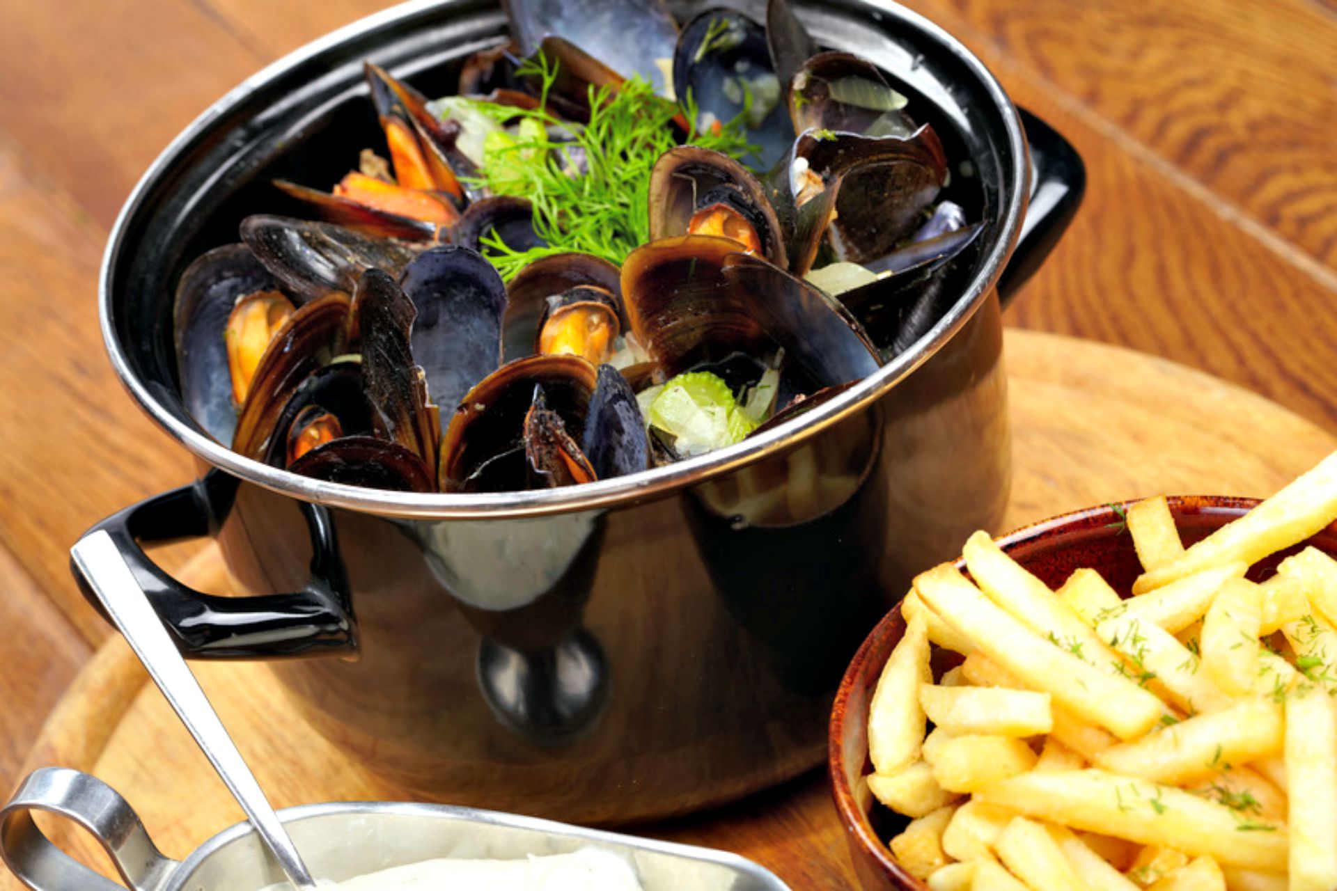 Cozze alla birra belgian style
