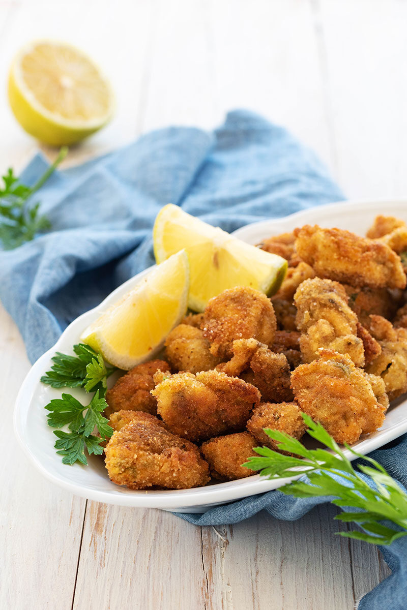 Cozze fritte un antipasto sfizioso