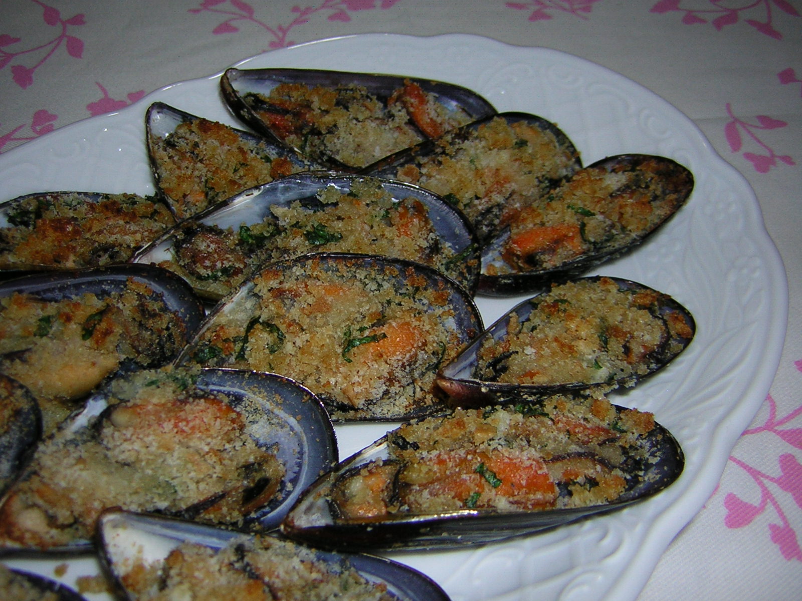 Cozze gratinate al forno