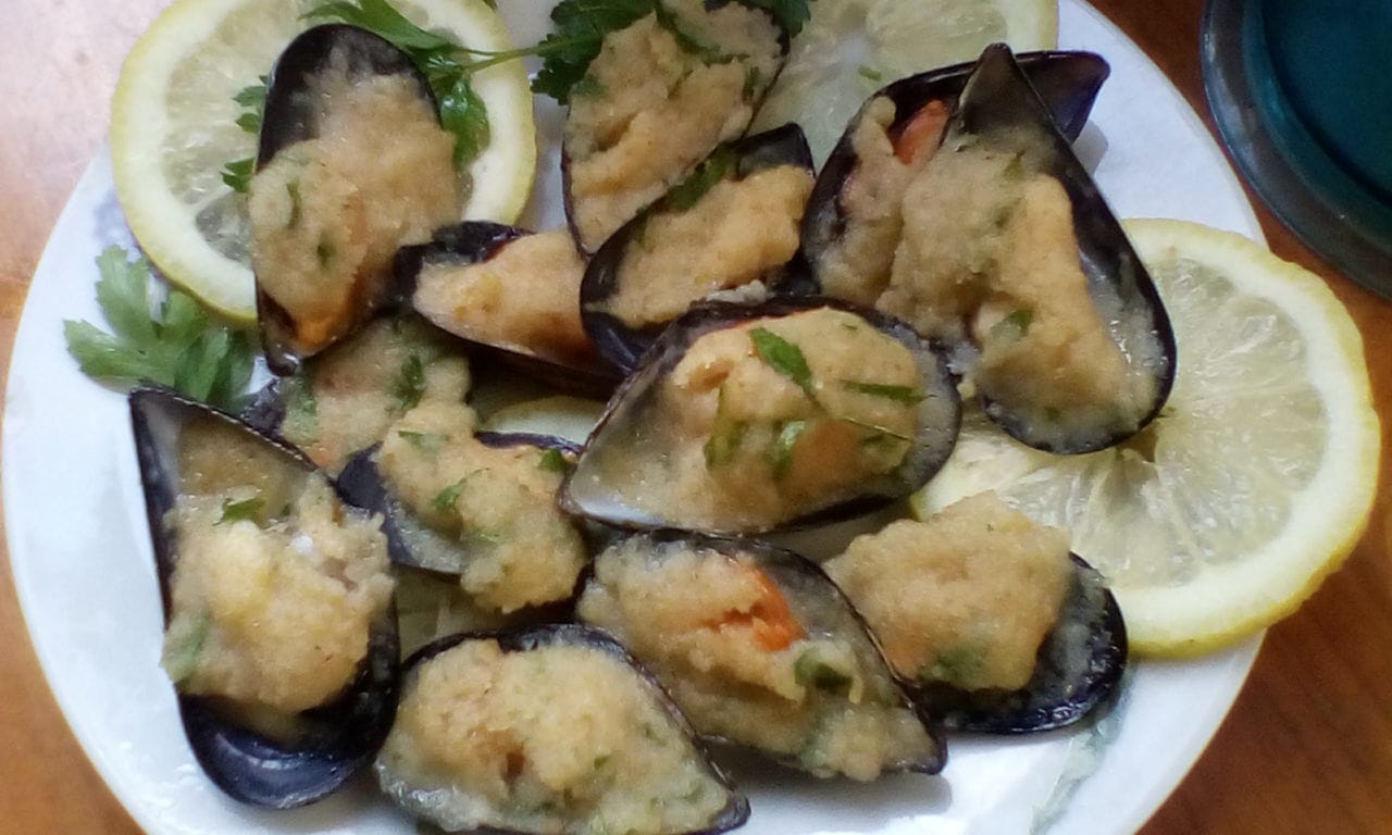Cozze gratinate