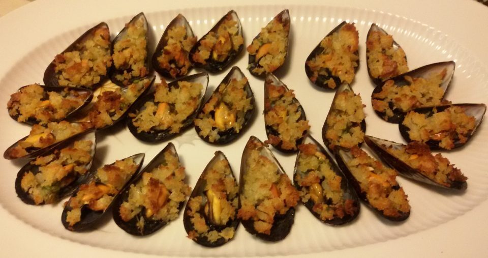 Cozze gratinate