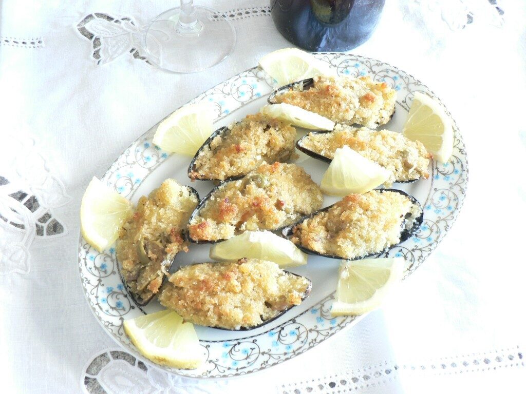 Cozze gratinate