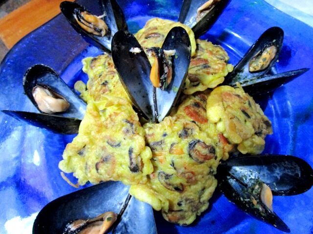 Cozze in pastella
