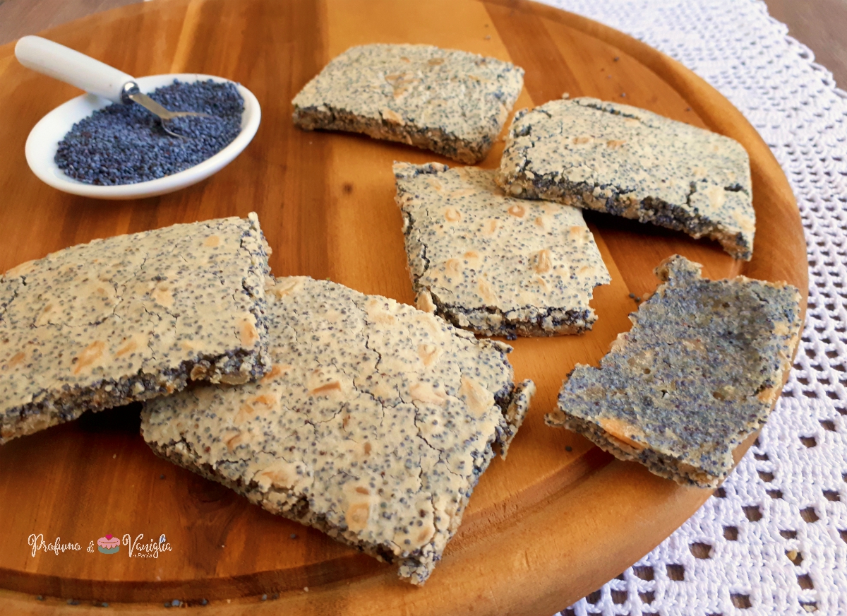 Crackers di semi senza glutine e lattosio