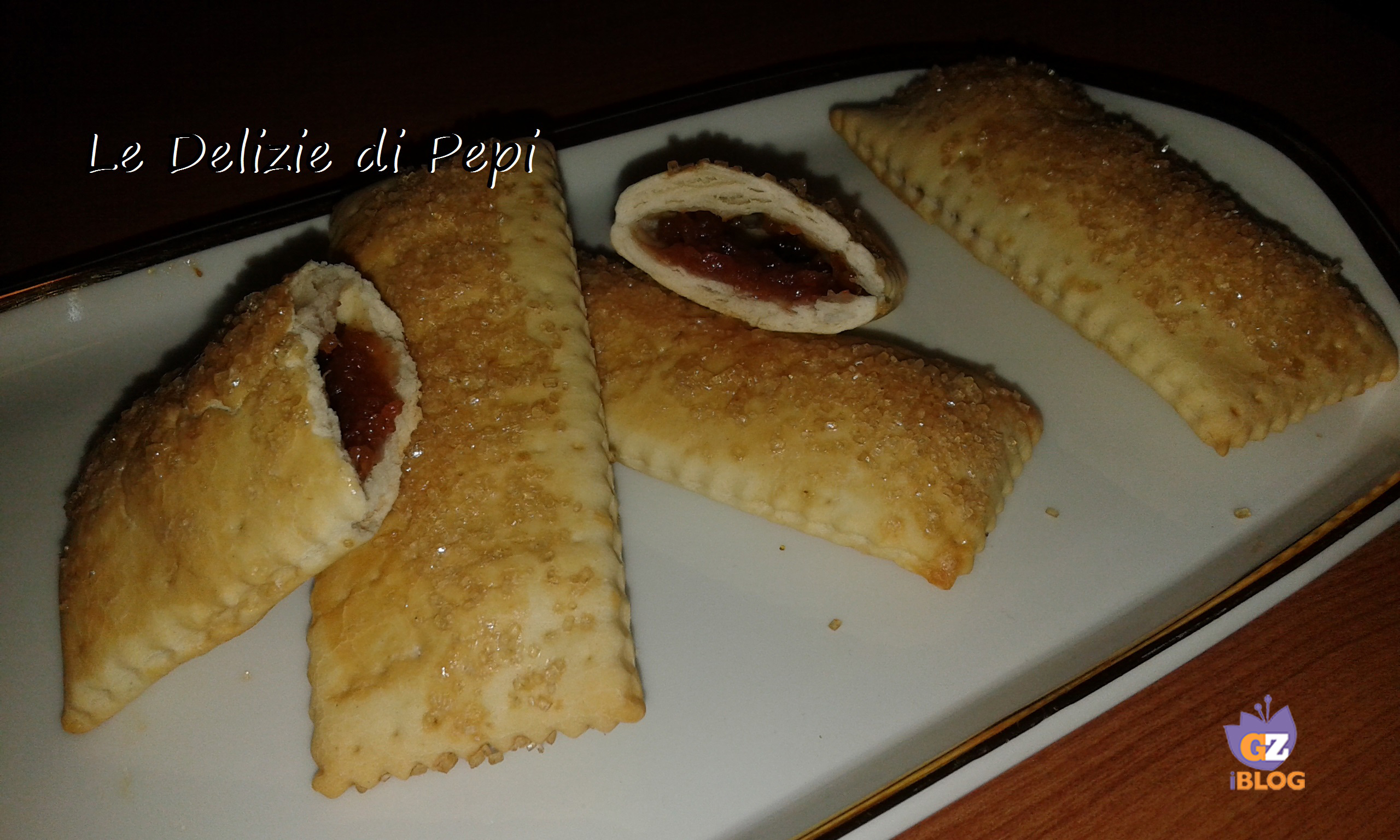 Crackers dolci ripieni