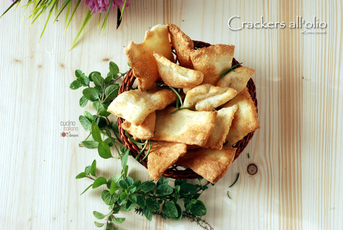 Crackers leggeri all’olio di oliva