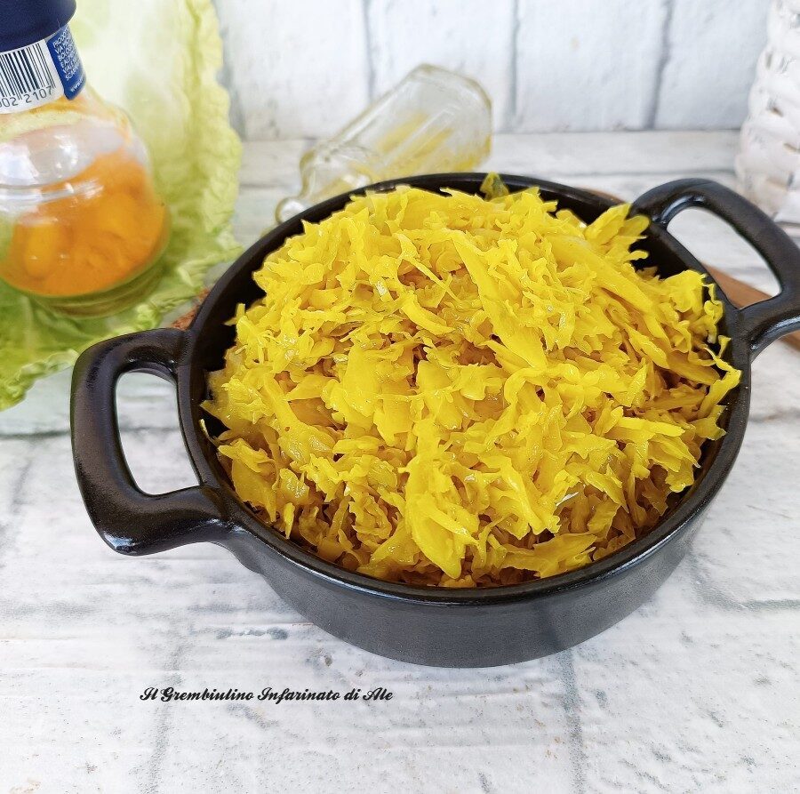 Crauto bianco alla curcuma