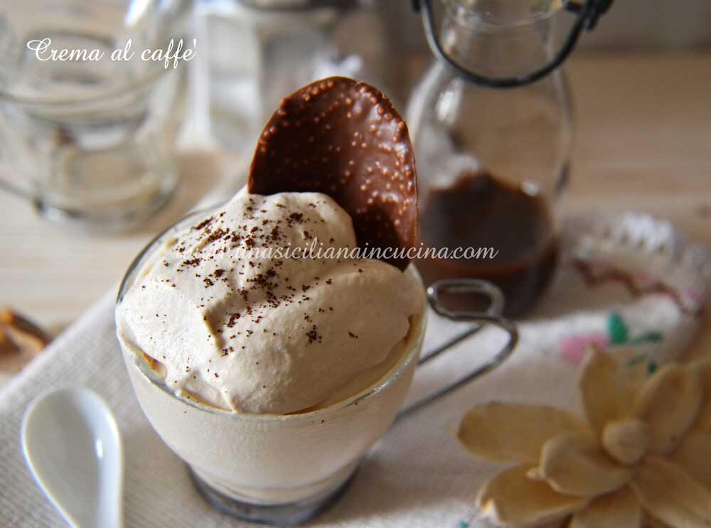 Crema al caffè fredda