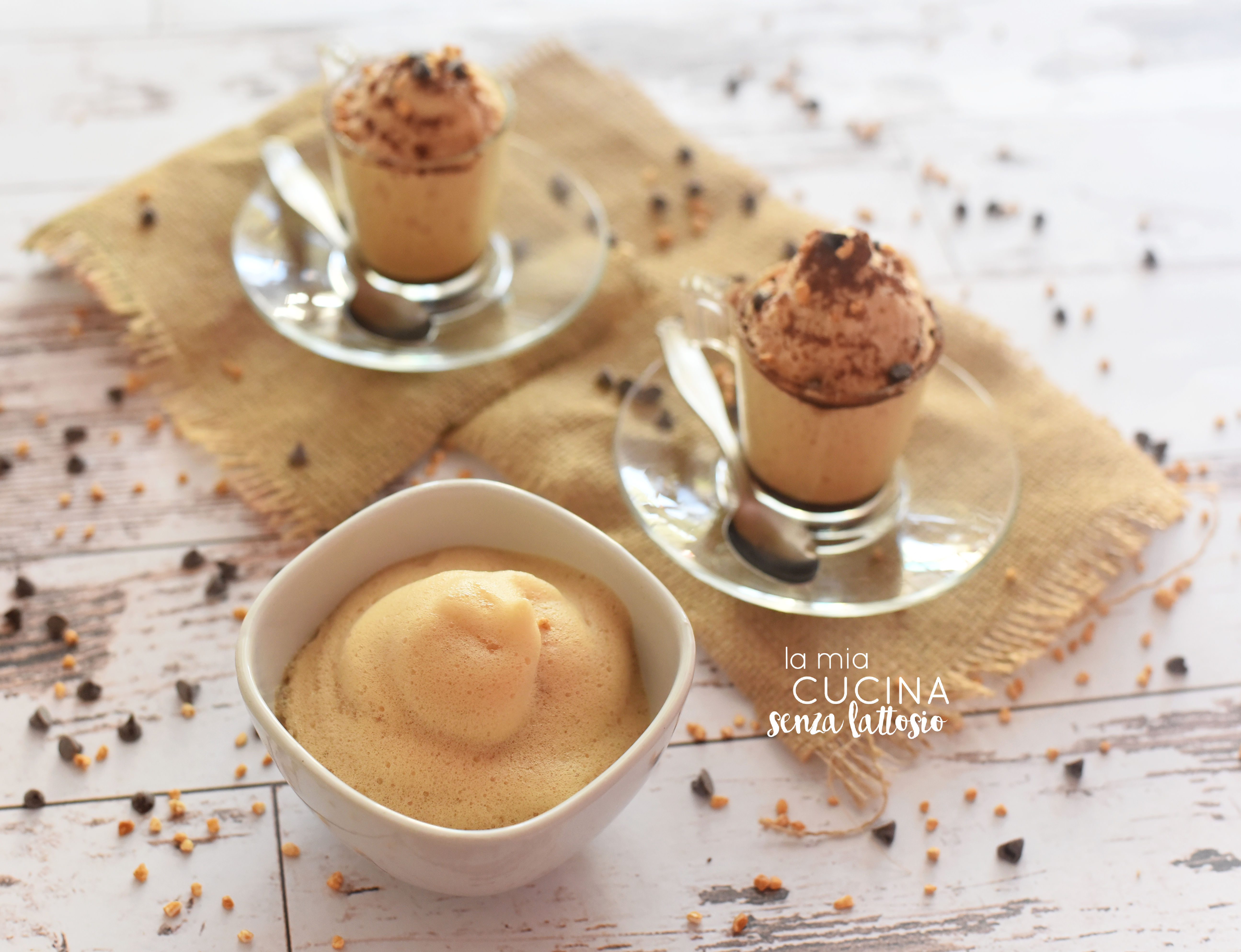 Crema al caffè – ricetta veloce – senza lattosio