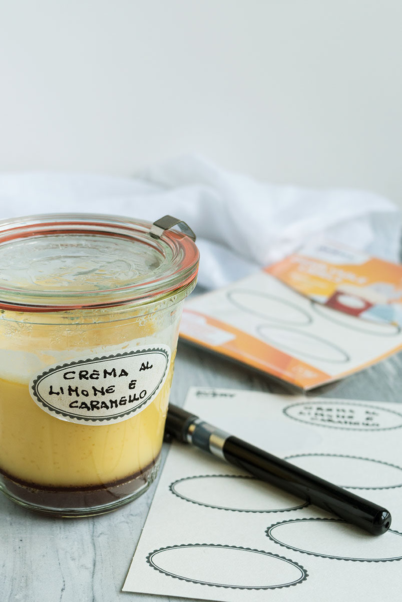 Crema al limone e caramello