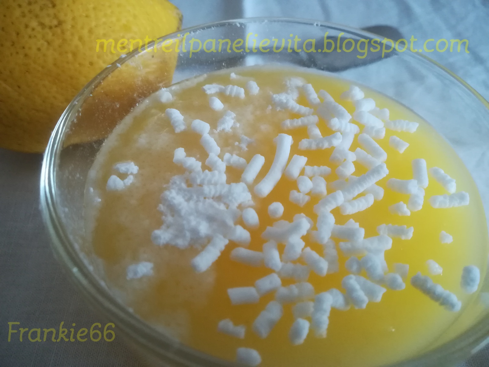 Crema al limone leggera