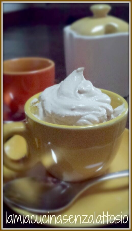 Crema al mascarpone senza uova senza lattosio