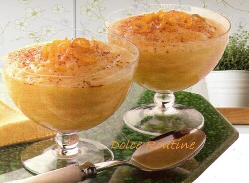 Crema alla canella e champagne un dessert o un insolito aperitivo