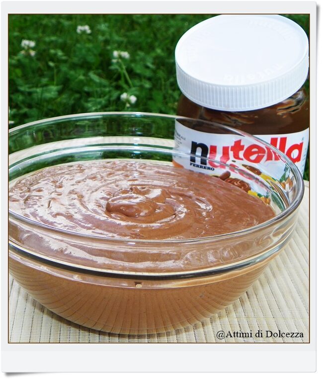 Crema alla nutella senza uova