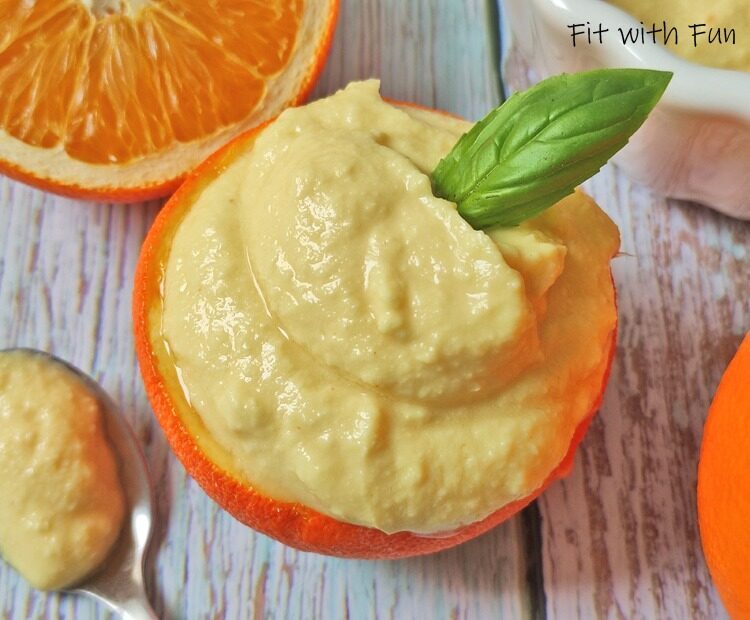 Crema all’arancia 3 ingredienti proteica senza glutine zucchero lattosio