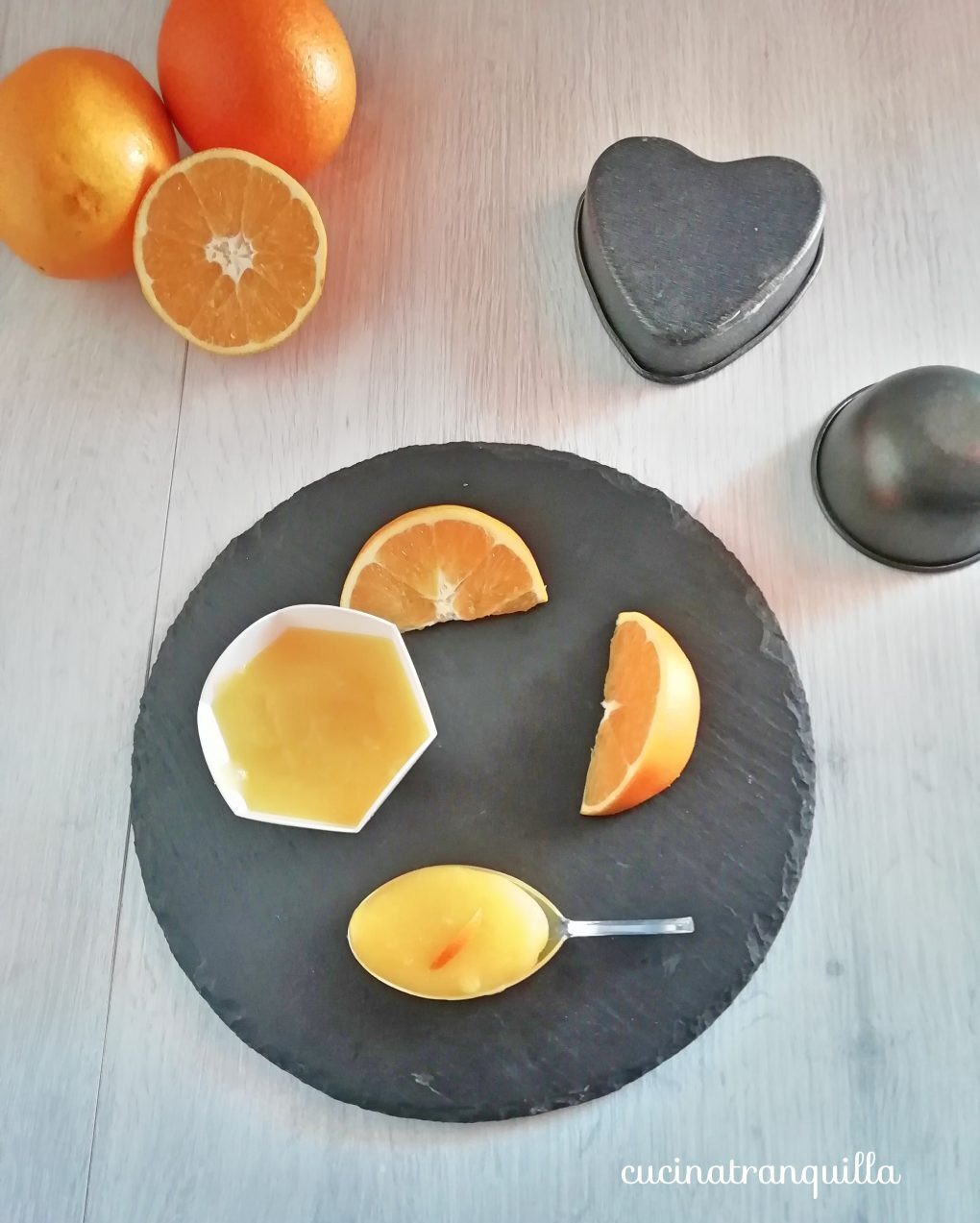 Crema all’arancia senza uova
