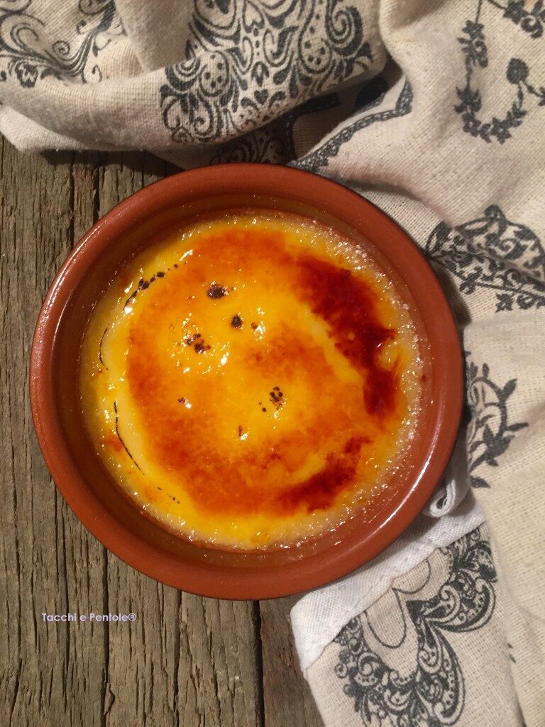 Crema catalana profumata allo zaferano