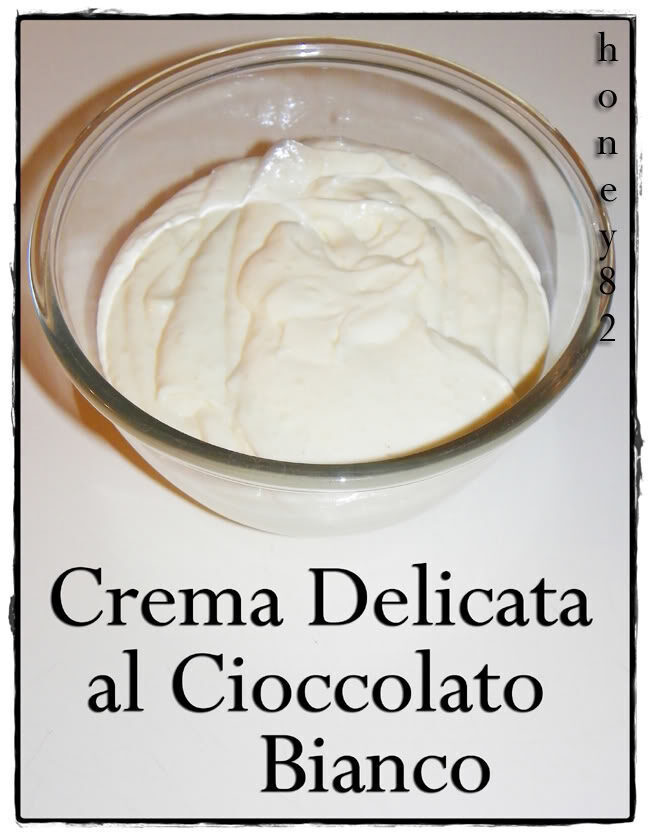 Crema delicata al cioccolato bianco