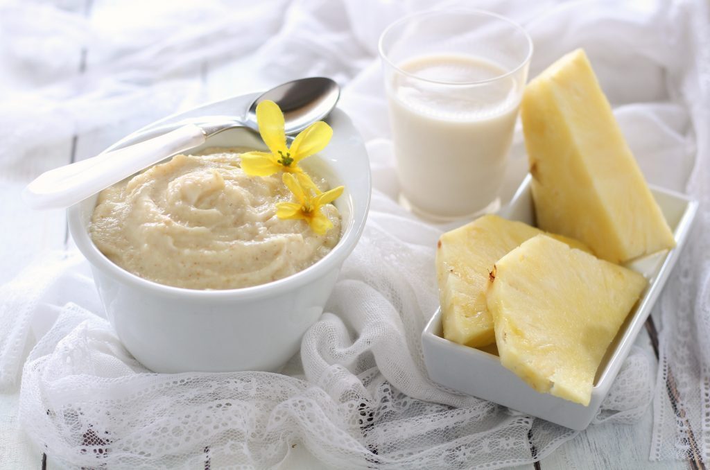 Crema di ananas senza grassi pronta in 10 minuti