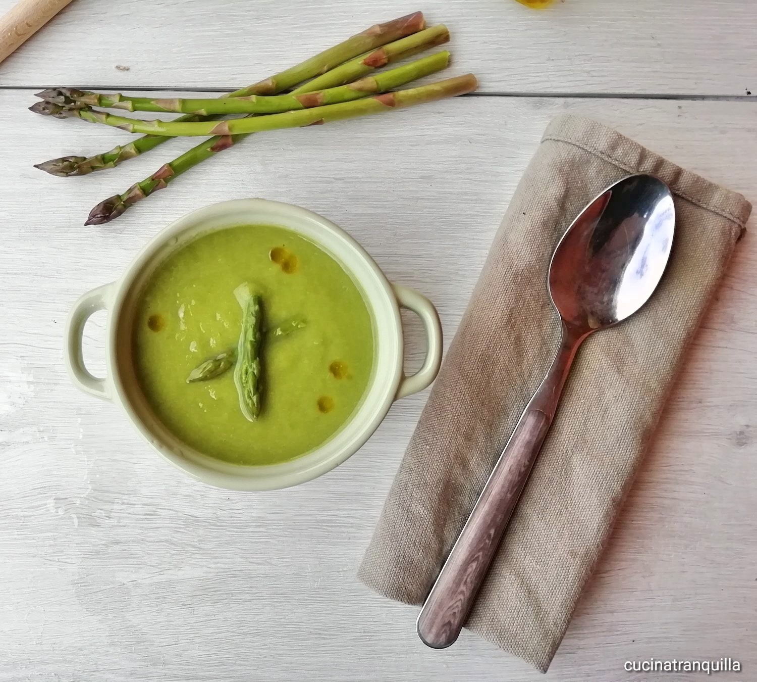 Crema di asparagi e patate