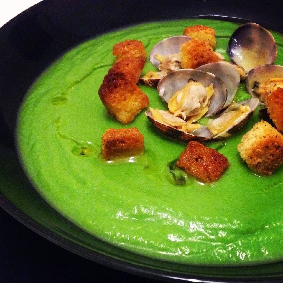 Crema di broccoli e vongole