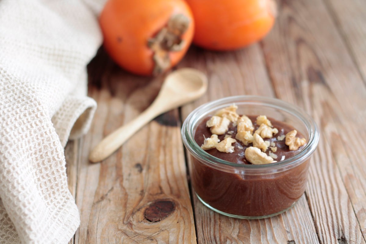 Crema di cachi e cacao solo due ingredienti