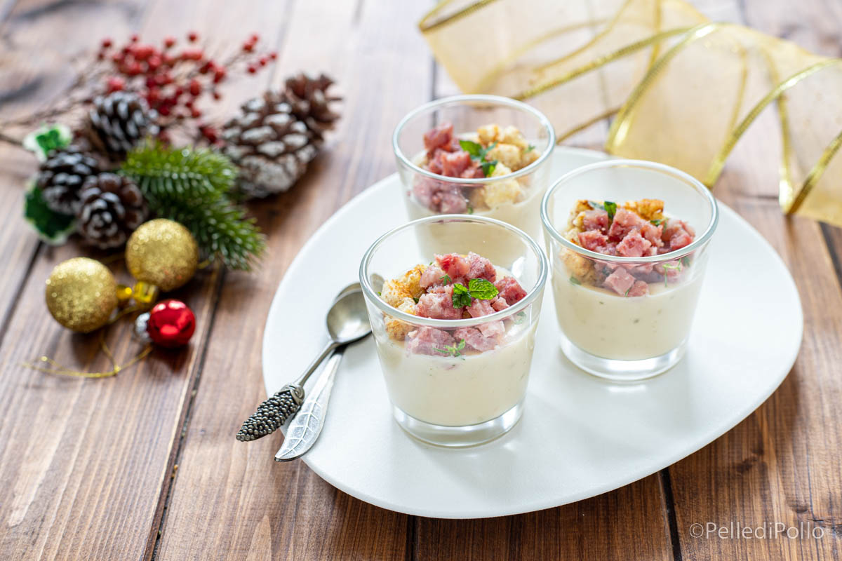 Crema di cannellini con cotechino e crostini