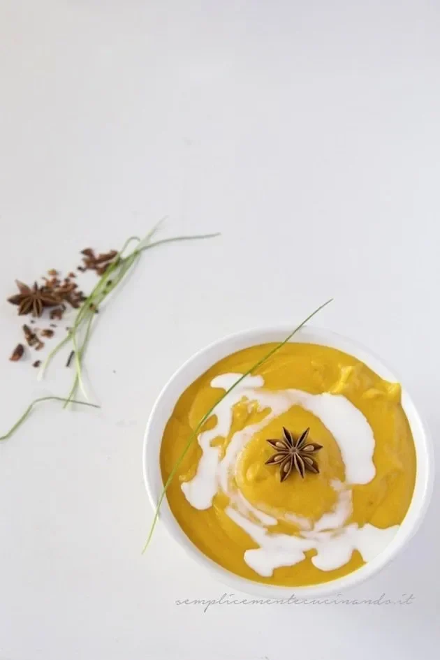 Crema di carote e anice stellato