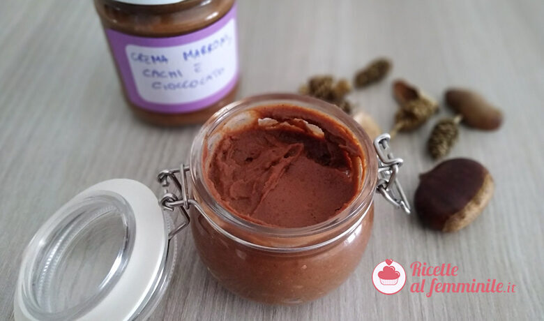 Crema di castagne e cioccolato senza zucchero