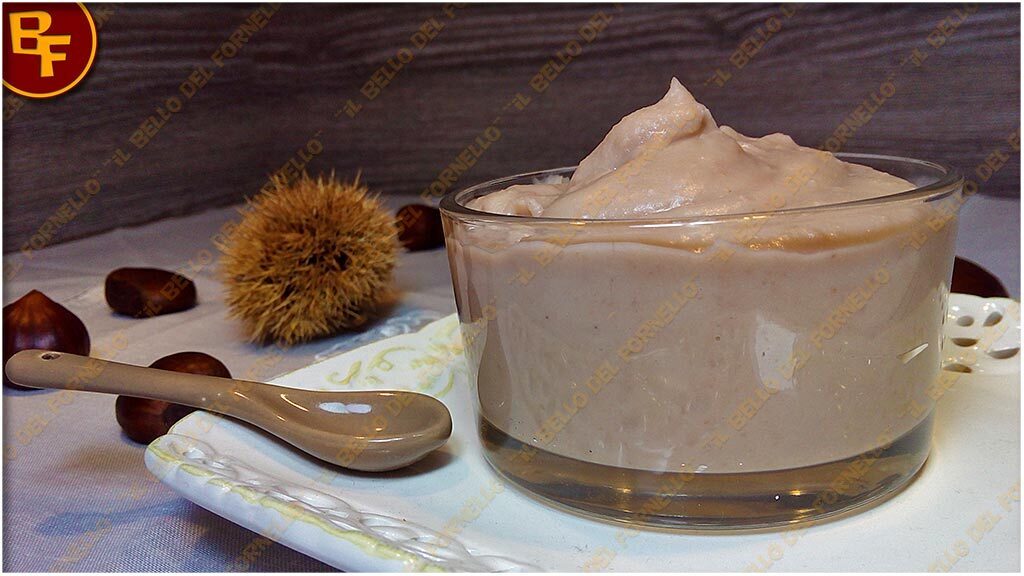 Crema di castagne senza zucchero ne latte
