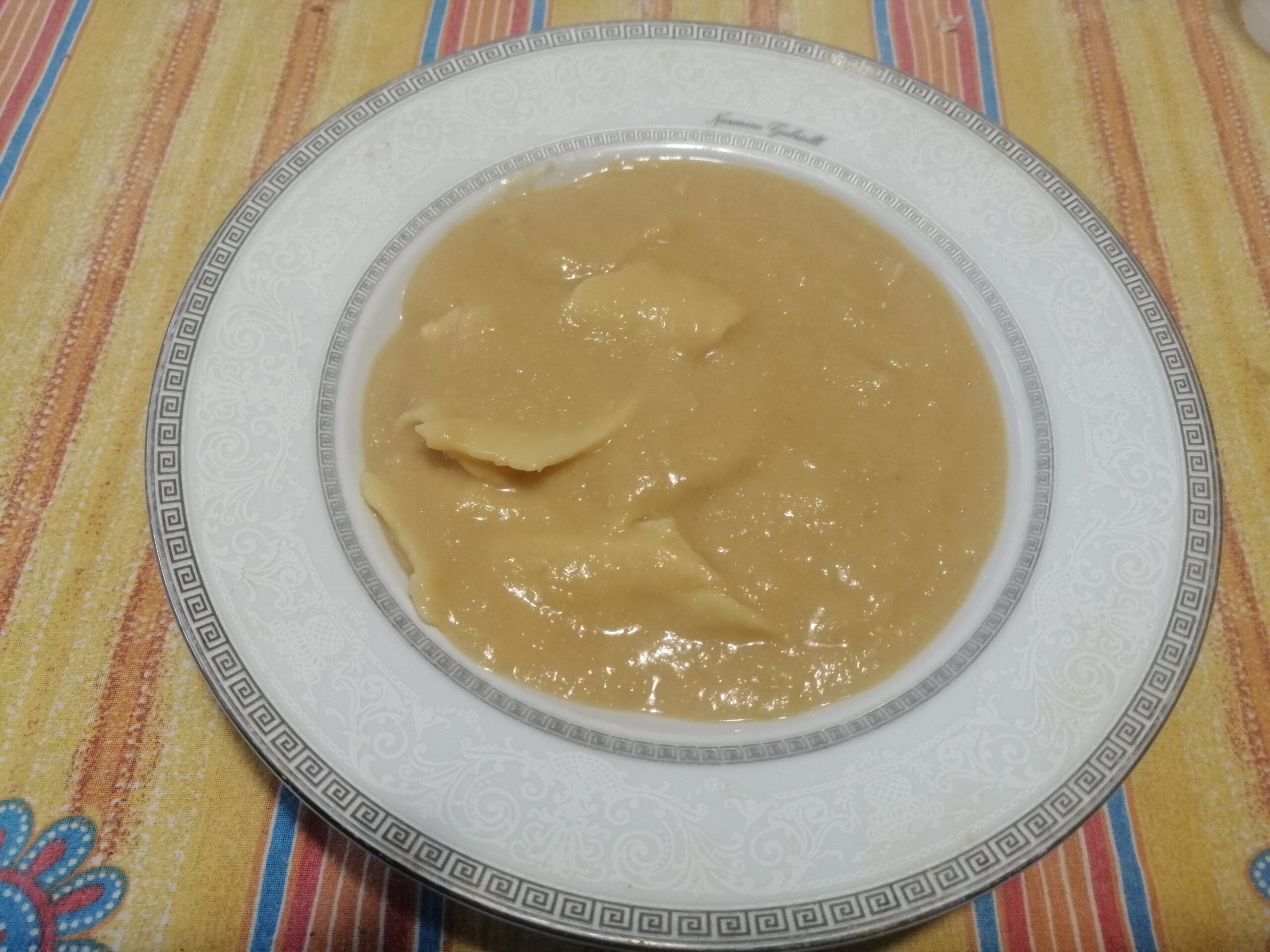 Crema di ceci con maltagliati