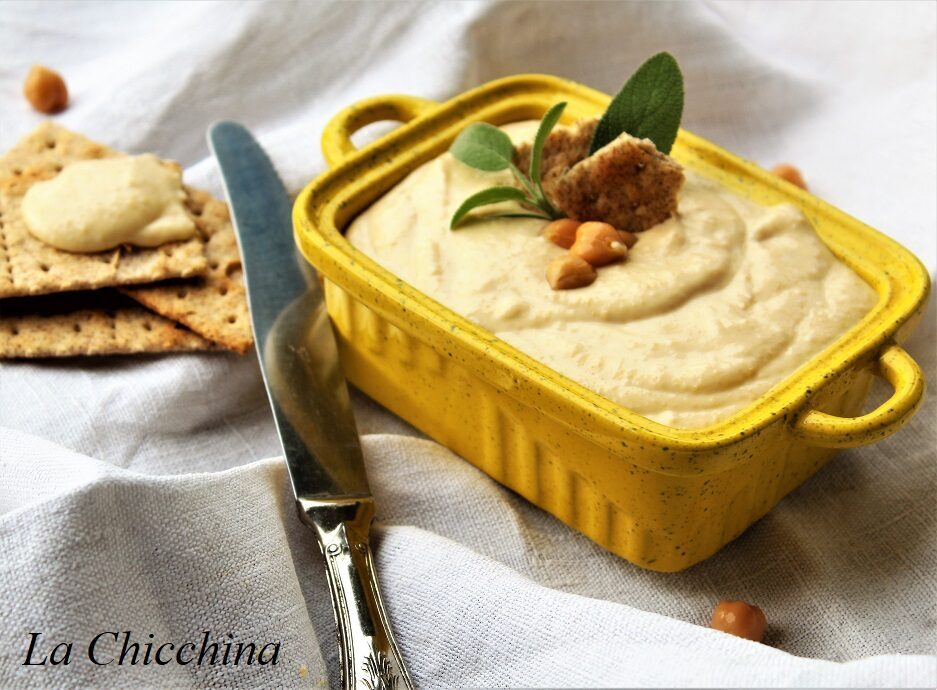 Crema di ceci e formaggio spalmabile ( a modo mio)