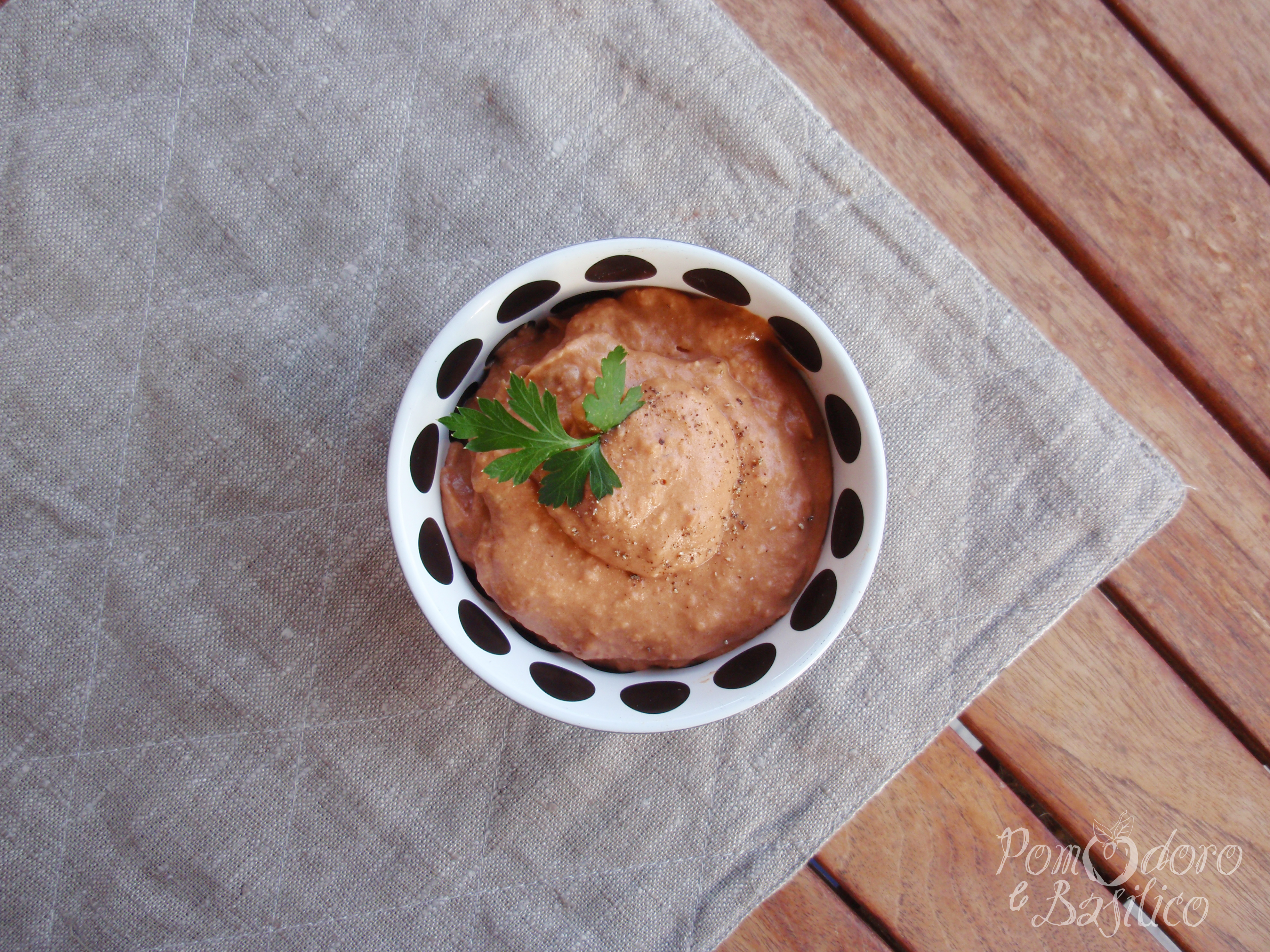 Crema di fagioli e peperoni