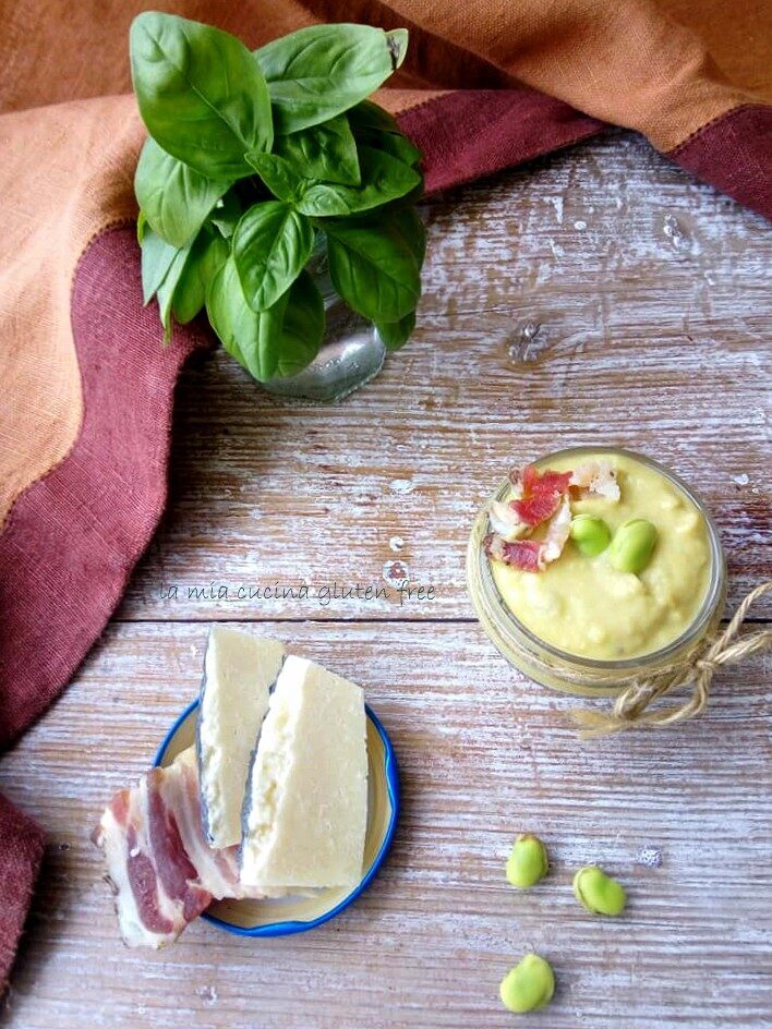 Crema di fave con pecorino