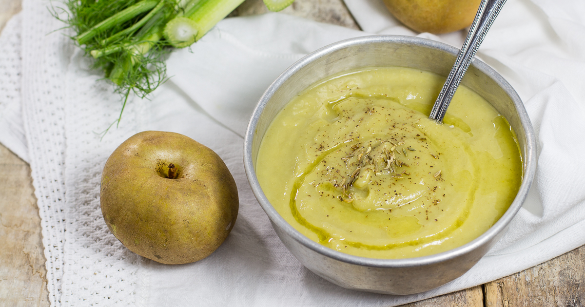 Crema di finocchi e mele